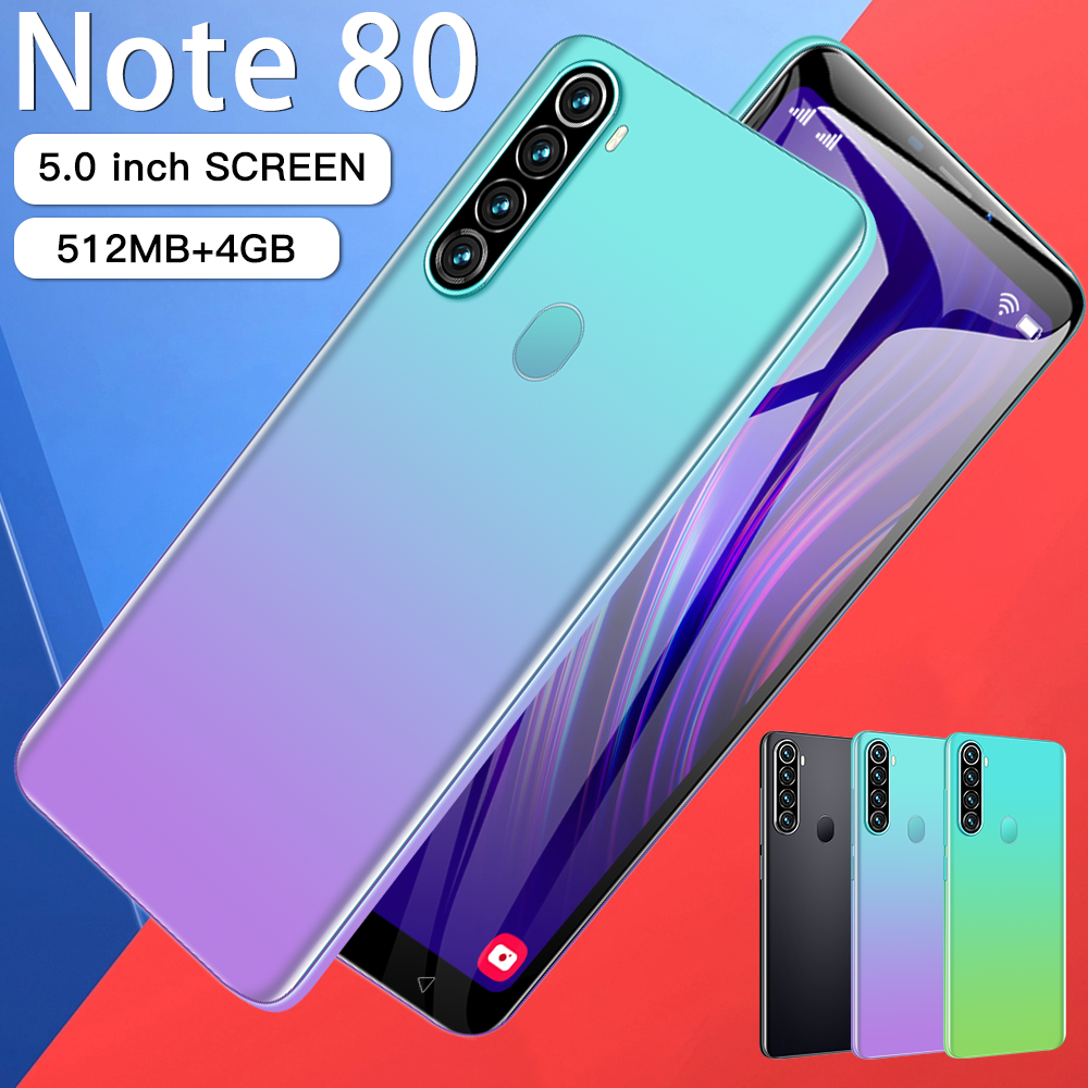 New low-price Note80 HD 5.1-inch full screen 3G mobile phone e-commerce cheap smart phones made in china